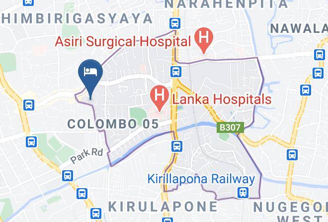 Colombo - Hotel Janaki Maps