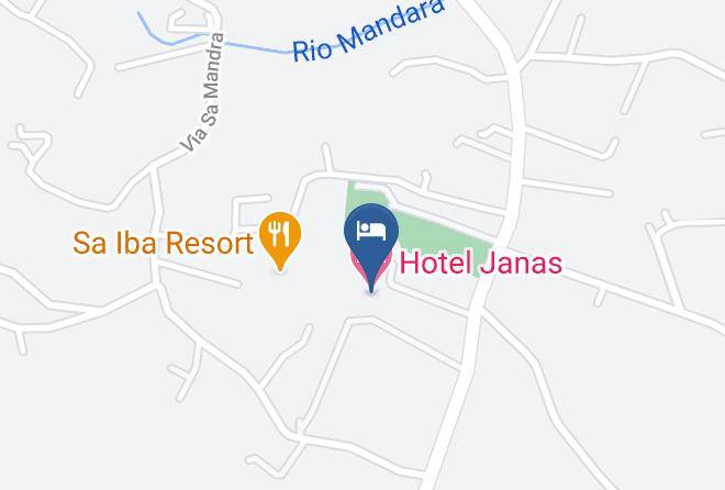 Nuoro - Hotel Janas Maps