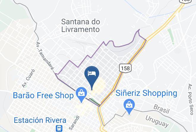 Santana Do Livramento - Hotel Jandaia Maps