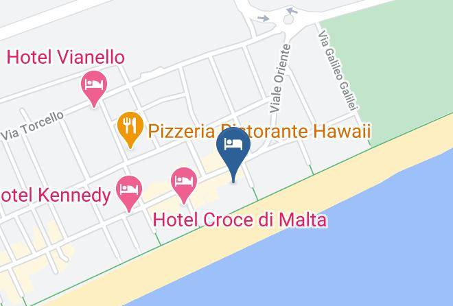 Venice - Hotel Janeiro Frontemare Maps