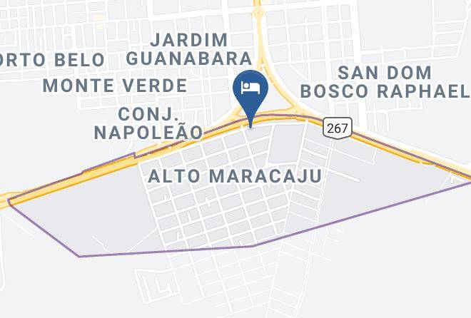 Maracaju - Hotel Jangada Maps