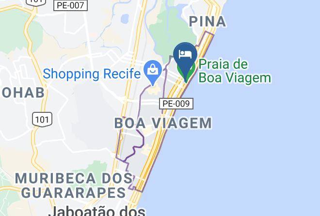 Recife - Hotel Jangadeiro Maps