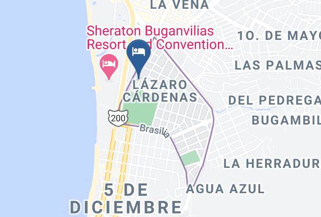 Puerto Vallarta - Hotel Janitzio Maps