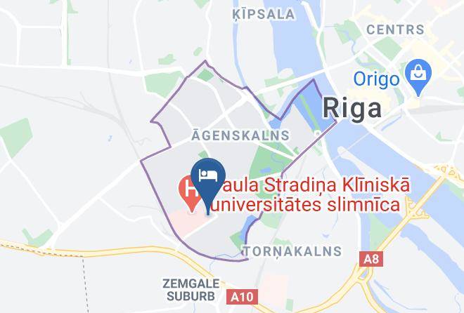 Riga - Hotel Janne Maps