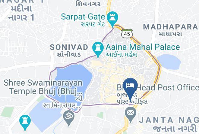 Bhuj - Hotel Jantaghar Maps