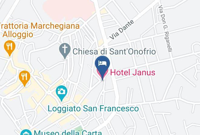 Ancona - Hotel Janus Maps