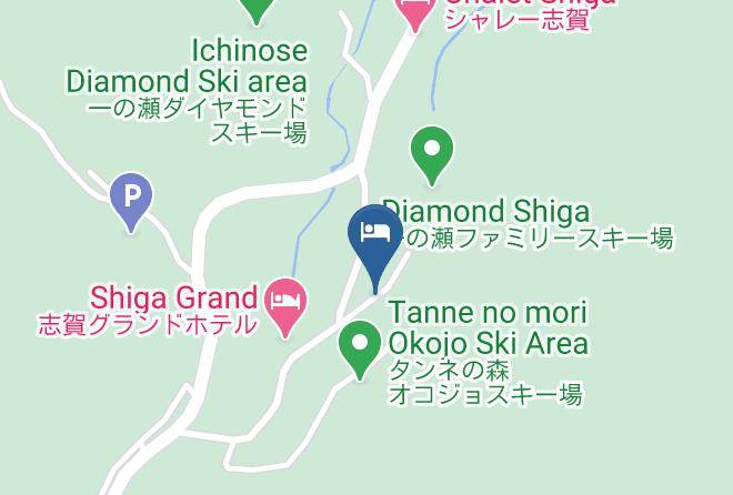 Yamanouchi Townshimotakai District - Hotel Japan Shiga Maps