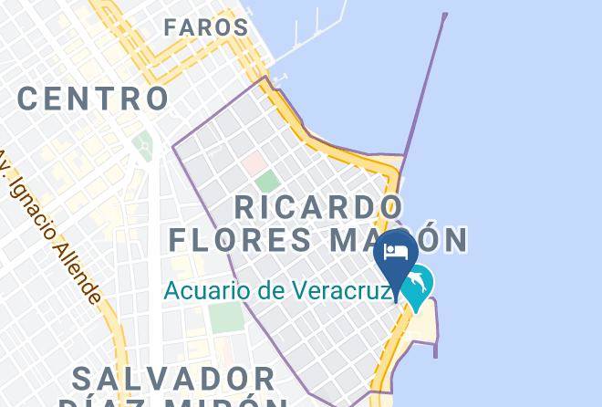 Veracruz Ricardo Flores Magon - Hotel Jar8 Veracruz Maps