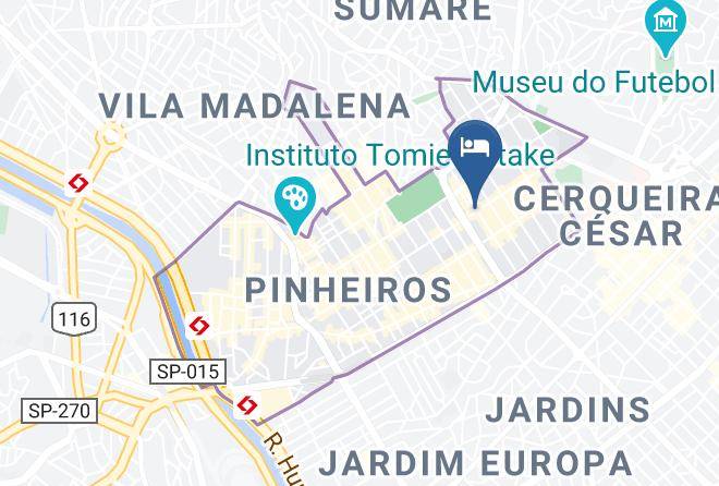 Sao Paulo Jardim Paulista - Hotel Jardim America Maps