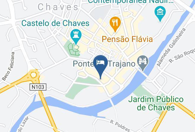 Chaves - Hotel Jardim Das Caldas Maps