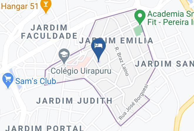 Sorocaba - Hotel Jardim Emilia Maps