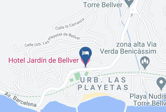 Castellon - Hotel Jardin De Bellver Maps
