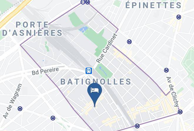 Paris - Logis Hotel Jardin De Villiers Maps