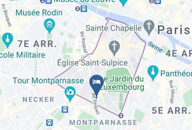 Paris - Hotel Jardin Le Brea Maps