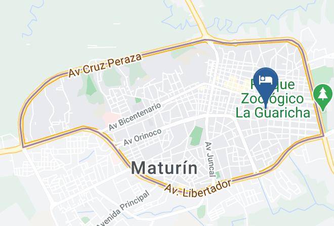 Maturin - Hotel Jardin Maps