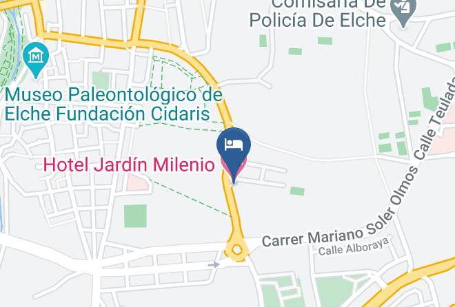 Alicante - Hotel Jardin Milenio Maps