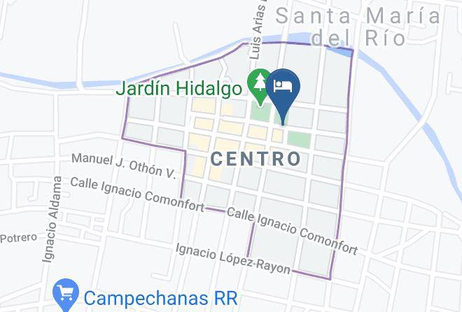 Santa Maria Del Rio - Hotel Jardin Maps