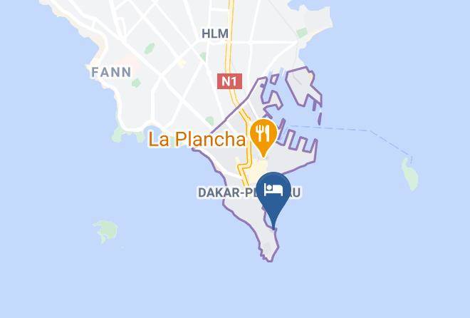 Dakar - Hotel Jardin Savana Dakar Maps
