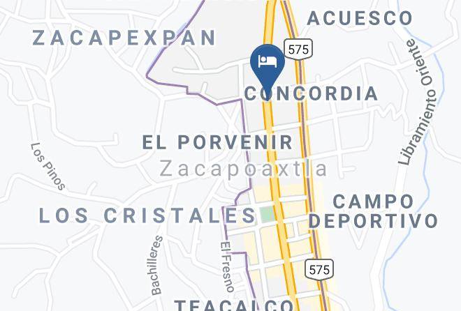 Zacapoaxtla - Hotel Jardin Maps
