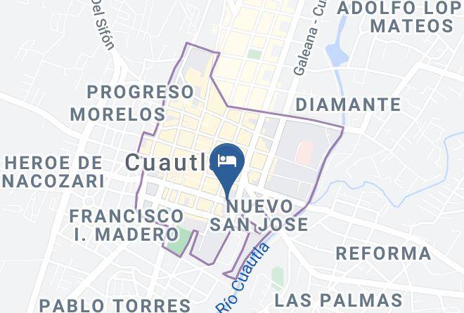 Cuautla - Hotel Jardines De Cuautla Maps