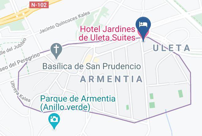 Araba Alava - Hotel Jardines De Uleta Suites Maps