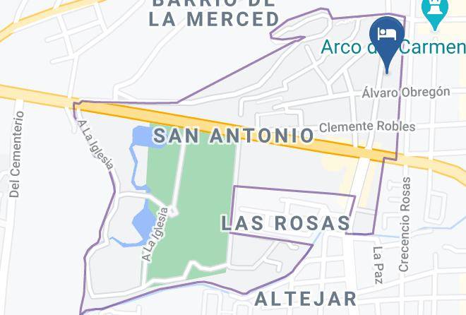 San Cristobal De Las Casas - Hotel Jardines Del Carmen Maps