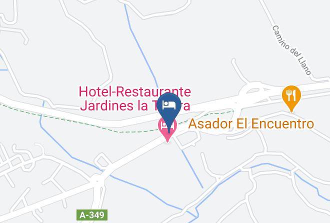 Almeria - Hotel Restaurante Jardines La Tejera Maps