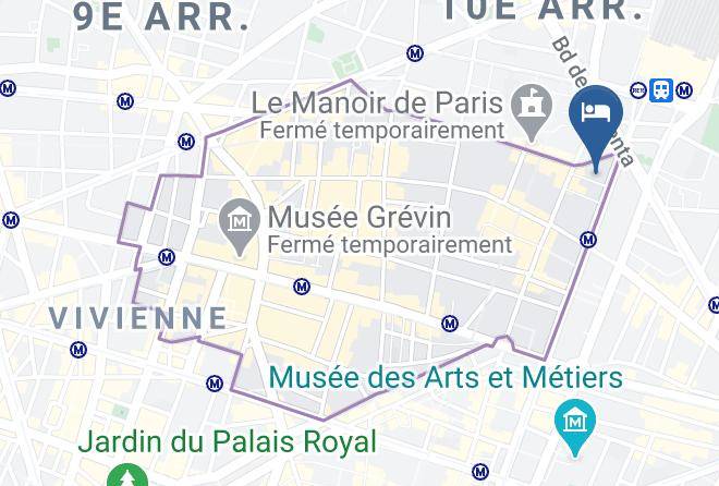 Paris - Hotel Jarry Maps