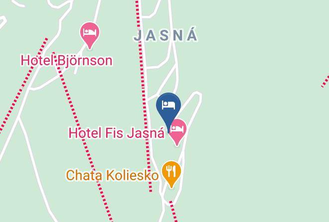Liptovsky Mikulas - Hotel Jasna Maps