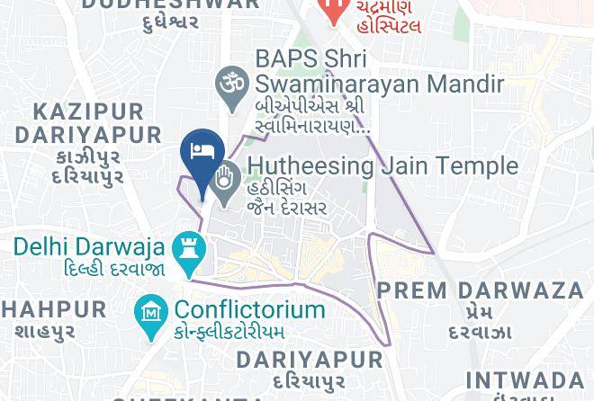 Ahmadabad - Hotel Jasraj Shahibaug Maps