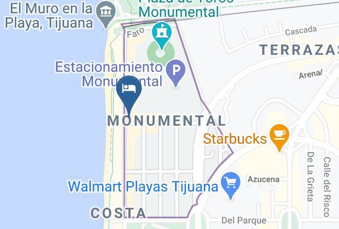 Tijuana - Hotel Jatay Maps