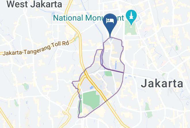 Central Jakarta - Hotel Jati Maps