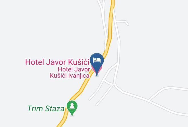 Moravicki Okrug - Hotel Javor Kusici Maps
