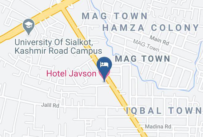 Islamabad - Hotel Javson Maps