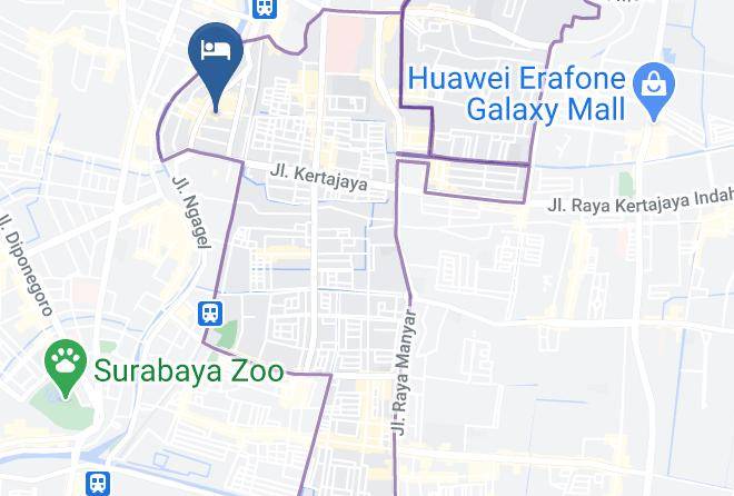 Kota Surabaya - Hotel Jawa Maps