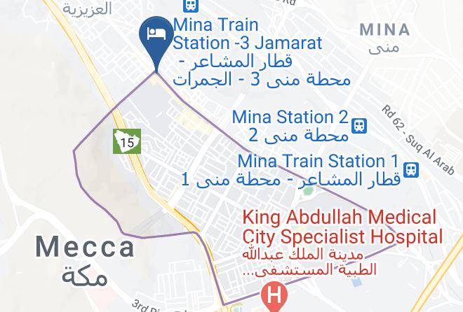 Mecca - Hotel Jawharah Al Majhdoom Maps