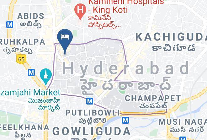 Hyderabad - Hotel Jaya International Maps
