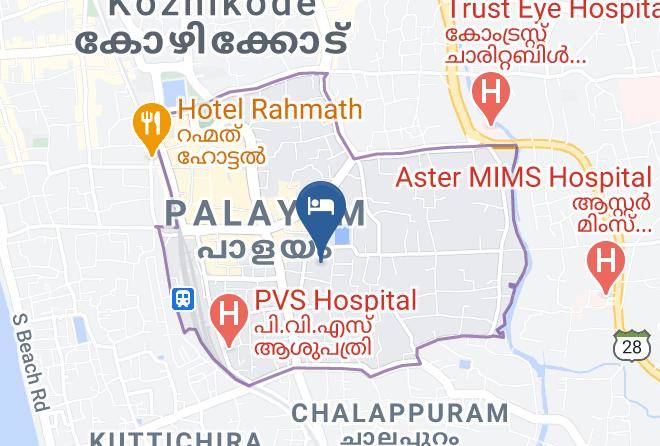 Kozhikode - Hotel Jaya Maps