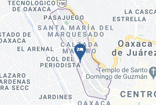 Oaxaca De Juarez - Hotel Jazibe Maps