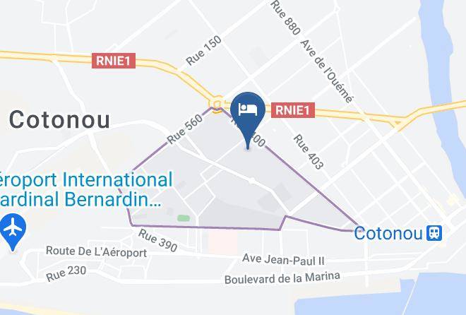 Cotonou - Hotel Jc Maps