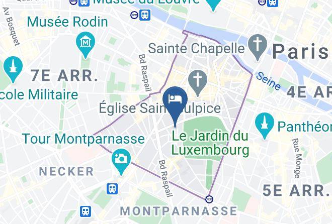 Paris - Hotel Jean Bart Maps