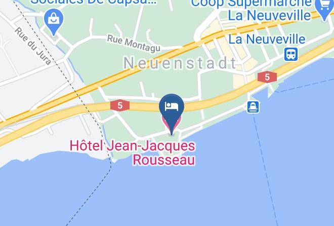 Bernese Jura - Hotel Jean Jacques Rousseau Maps