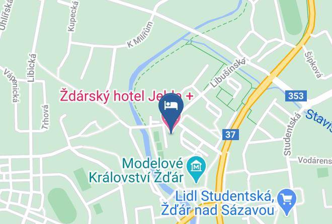 Zdar Nad Sazavou - Hotel Jehla Maps