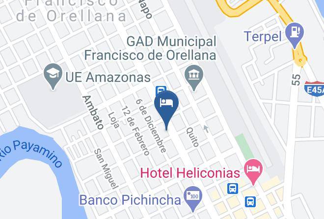 Francisco De Orellana - Hotel Jekannyty Maps