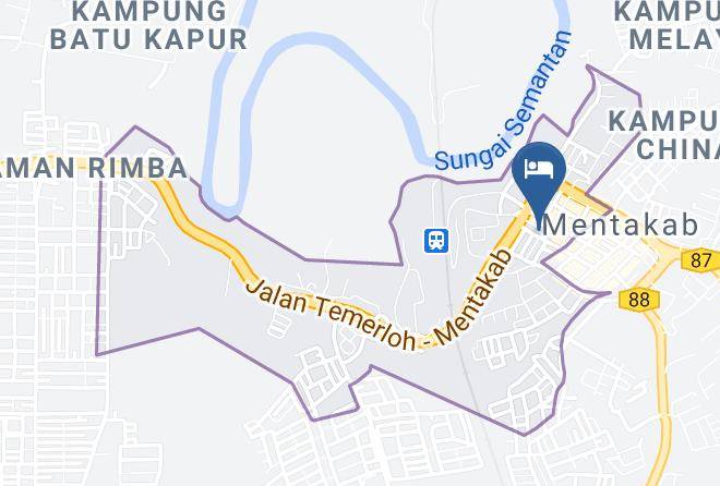 Temerloh - Hotel Jelai Mentakab Maps