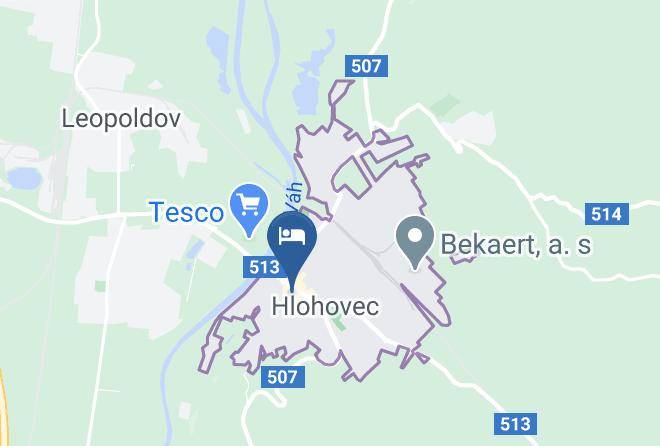 Hlohovec - Hotel Jelen Maps