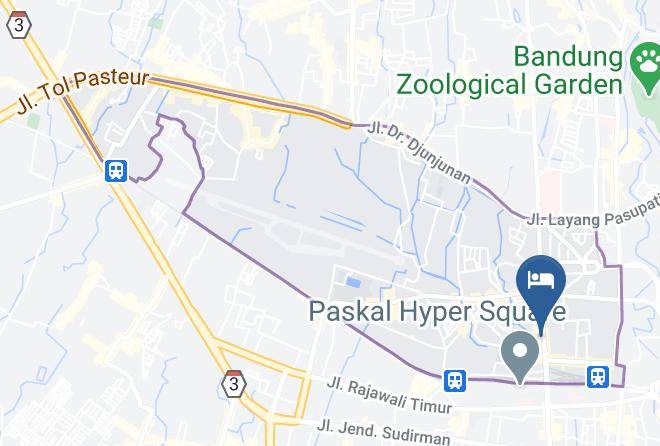 Bandung - Hotel Jelita Parahyangan Maps
