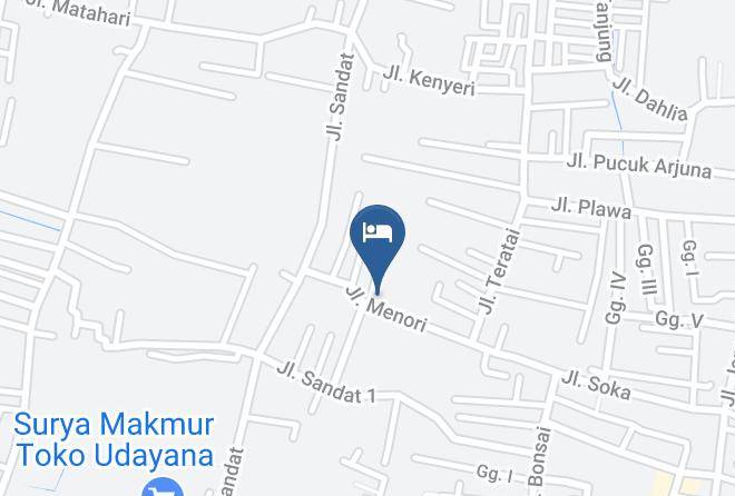 Hotel Jepun Bali Map