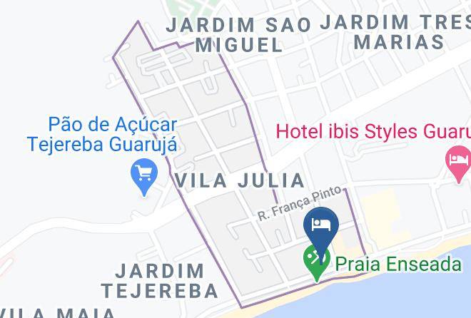 Guaruja - Hotel Jequitiba Maps