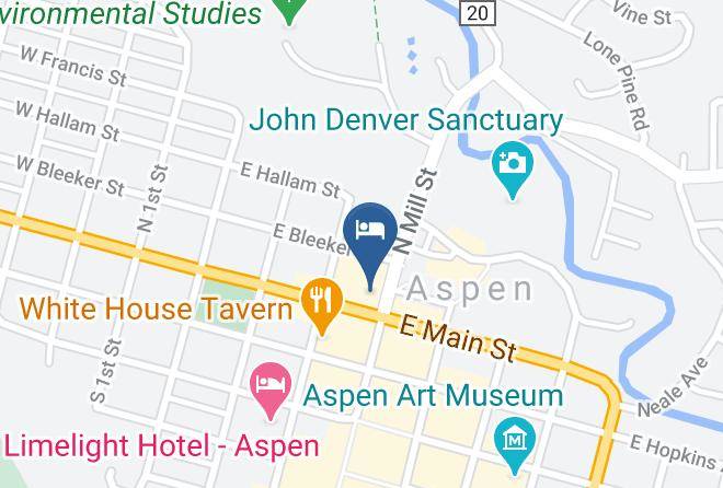 Hotel Jerome Auberge Resorts Collection Map
